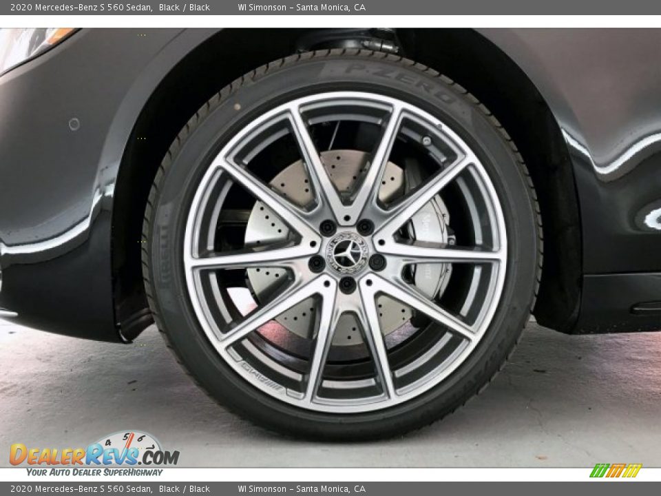 2020 Mercedes-Benz S 560 Sedan Black / Black Photo #9
