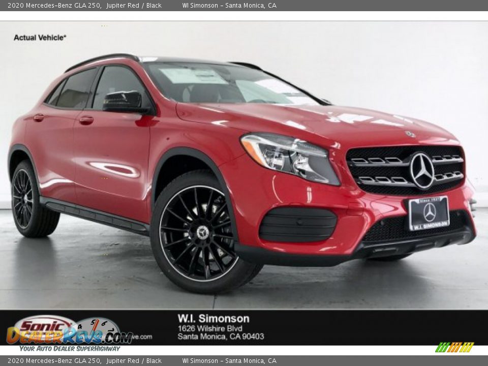 2020 Mercedes-Benz GLA 250 Jupiter Red / Black Photo #1