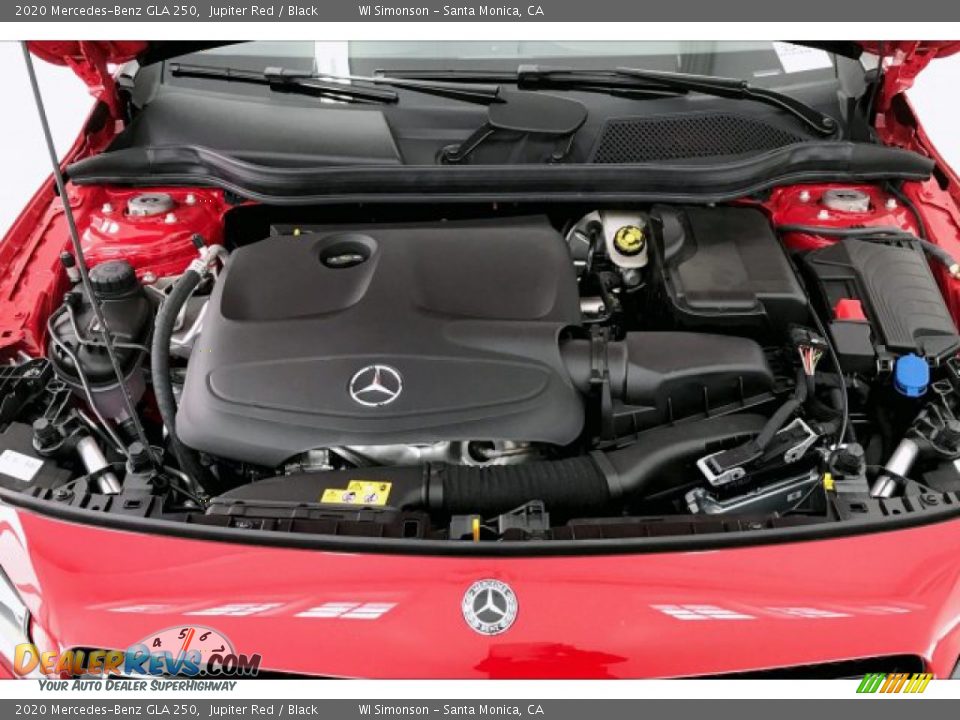 2020 Mercedes-Benz GLA 250 Jupiter Red / Black Photo #8
