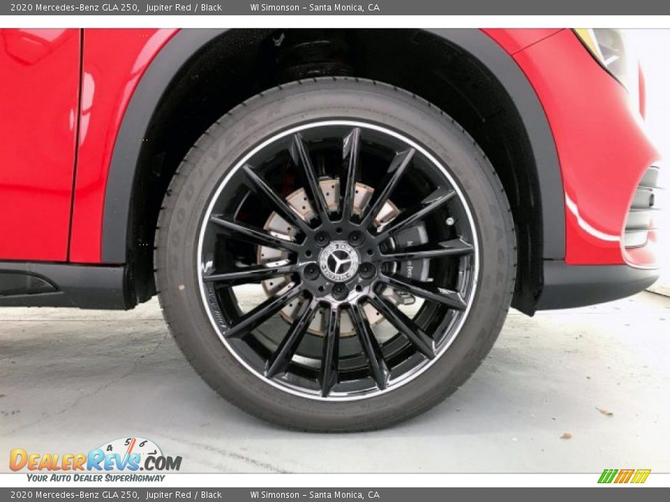 2020 Mercedes-Benz GLA 250 Jupiter Red / Black Photo #9