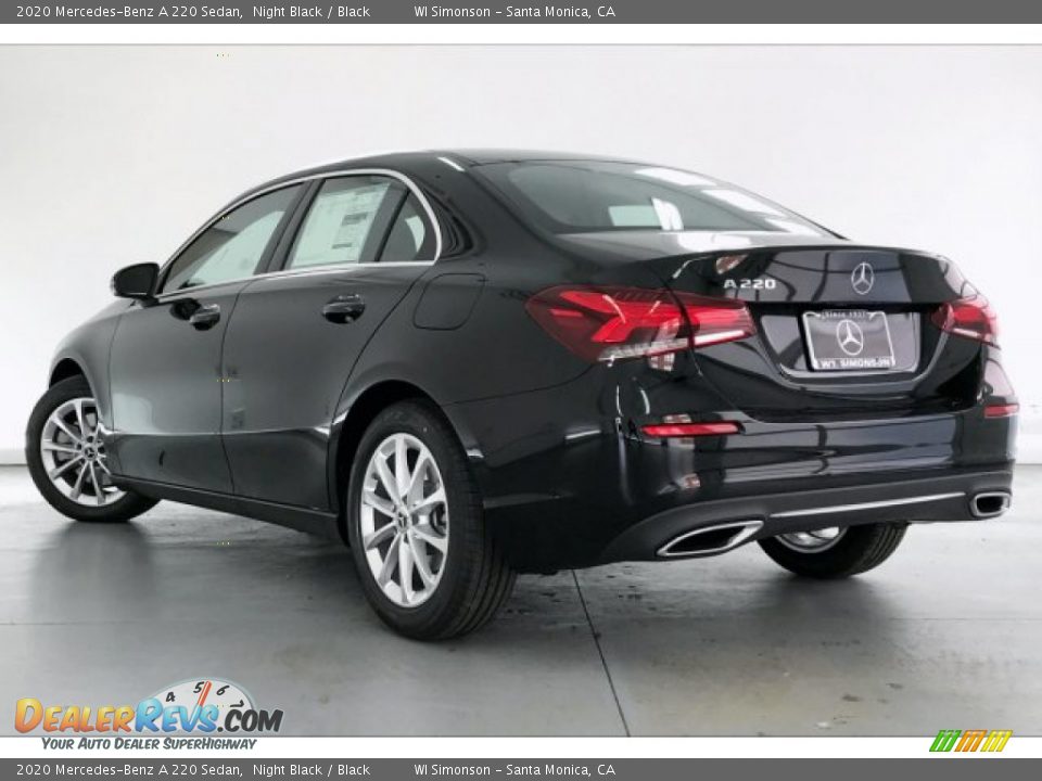 2020 Mercedes-Benz A 220 Sedan Night Black / Black Photo #2