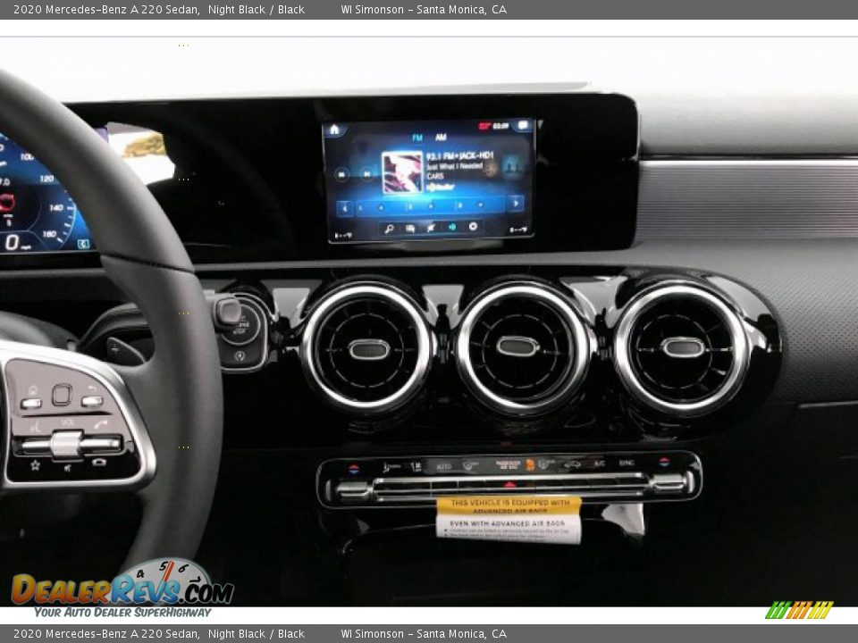 2020 Mercedes-Benz A 220 Sedan Night Black / Black Photo #6