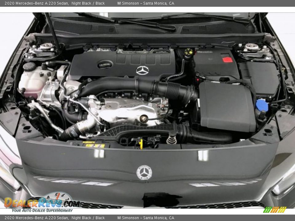 2020 Mercedes-Benz A 220 Sedan Night Black / Black Photo #8