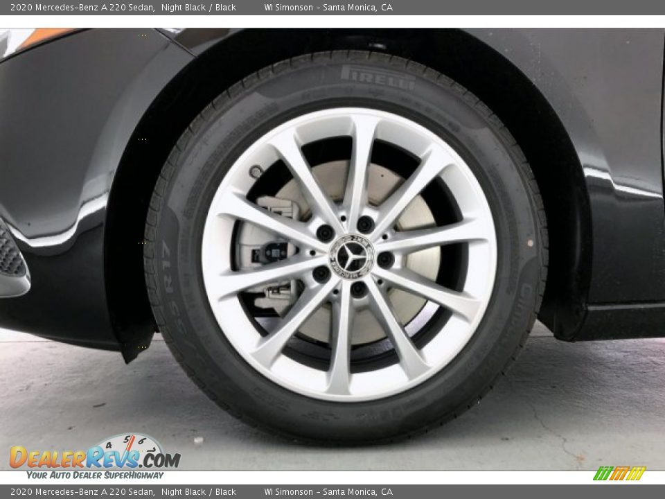 2020 Mercedes-Benz A 220 Sedan Night Black / Black Photo #9