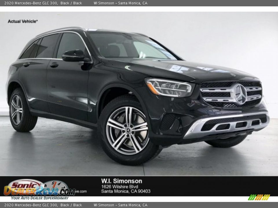 2020 Mercedes-Benz GLC 300 Black / Black Photo #1