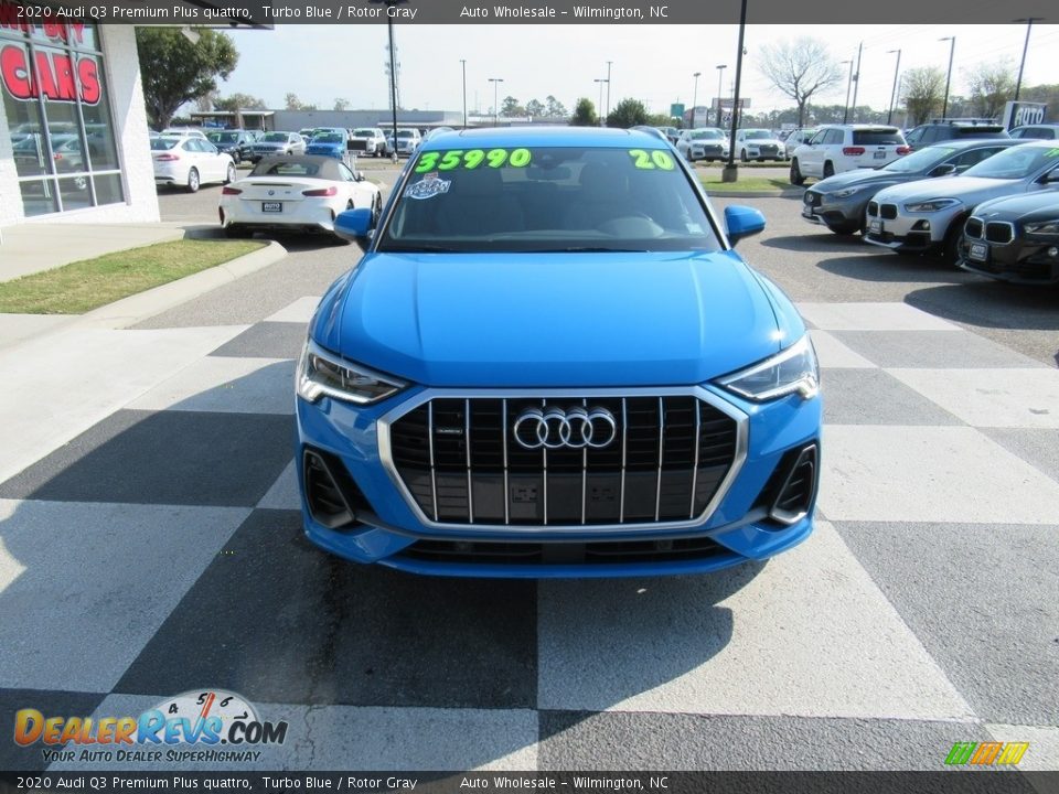 2020 Audi Q3 Premium Plus quattro Turbo Blue / Rotor Gray Photo #2