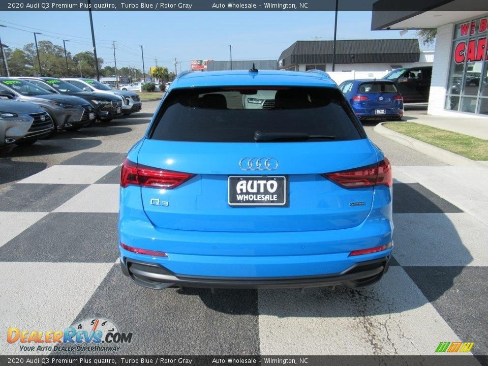 2020 Audi Q3 Premium Plus quattro Turbo Blue / Rotor Gray Photo #4
