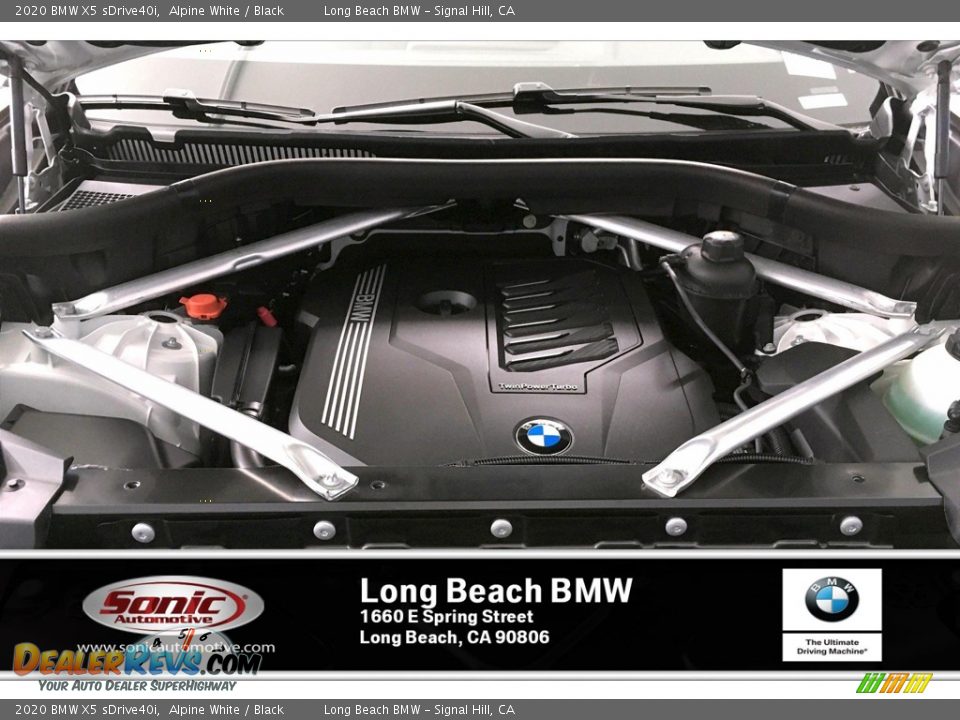 2020 BMW X5 sDrive40i Alpine White / Black Photo #10
