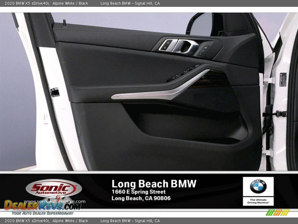 2020 BMW X5 sDrive40i Alpine White / Black Photo #13