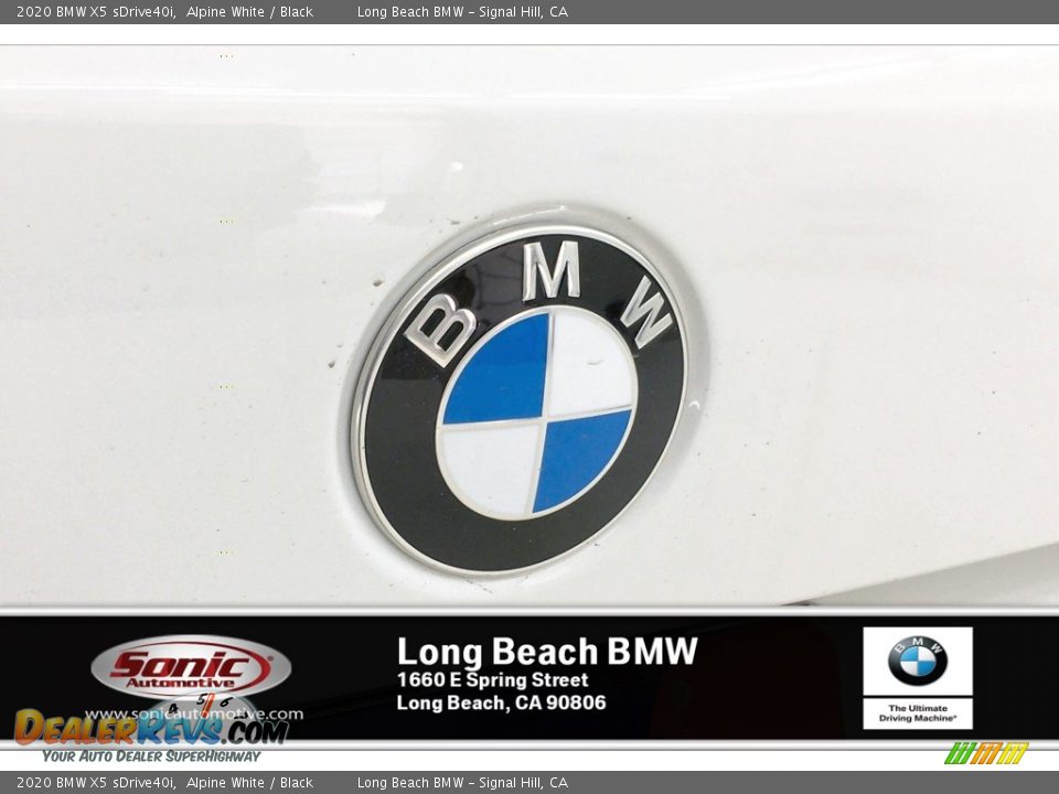 2020 BMW X5 sDrive40i Alpine White / Black Photo #16