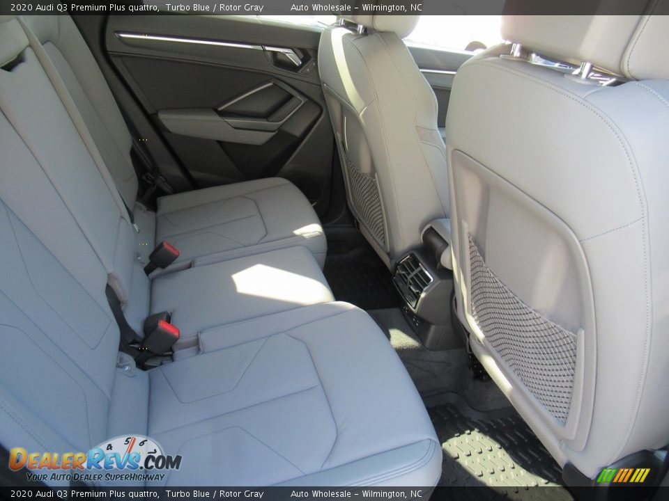 Rear Seat of 2020 Audi Q3 Premium Plus quattro Photo #14