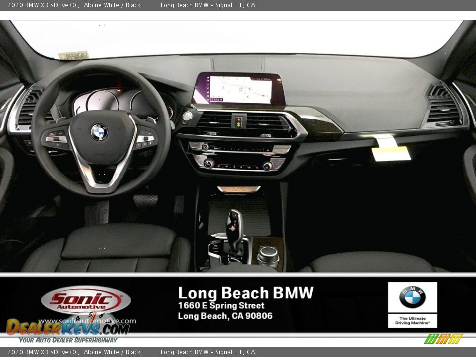 2020 BMW X3 sDrive30i Alpine White / Black Photo #5
