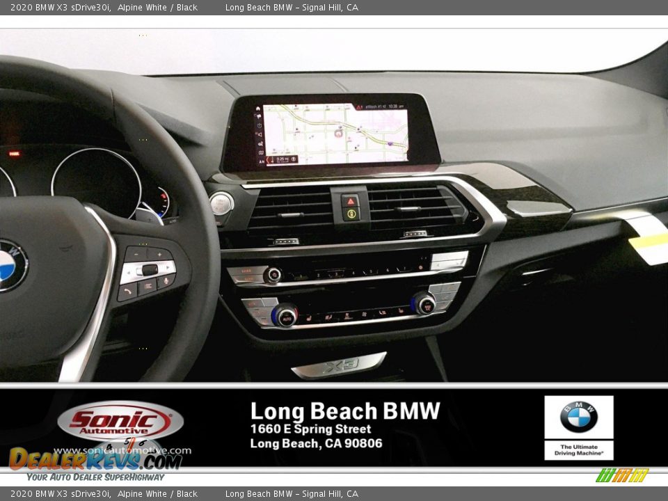 2020 BMW X3 sDrive30i Alpine White / Black Photo #6