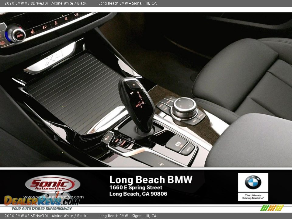 2020 BMW X3 sDrive30i Alpine White / Black Photo #8