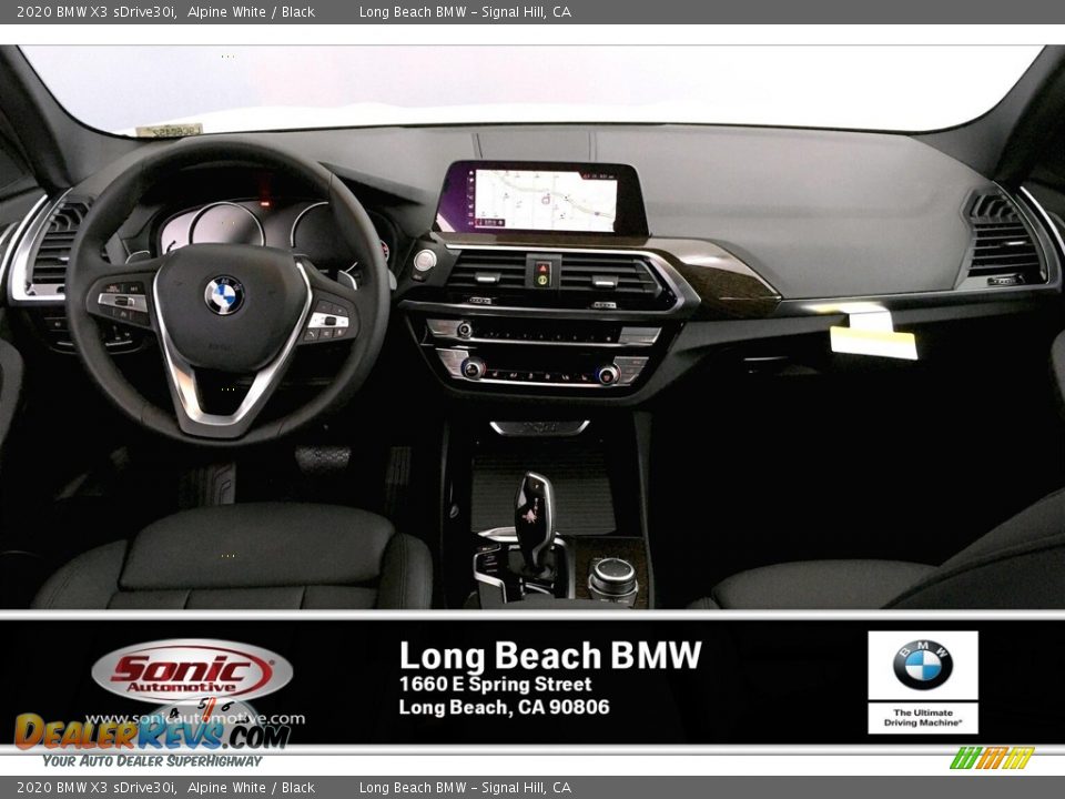 2020 BMW X3 sDrive30i Alpine White / Black Photo #5