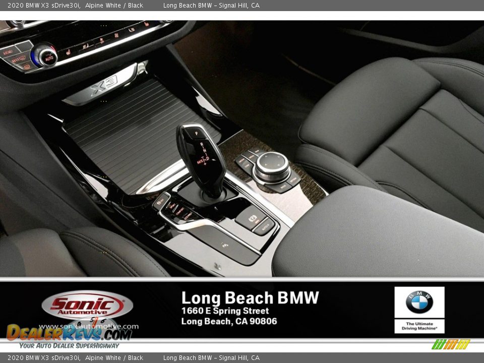 2020 BMW X3 sDrive30i Alpine White / Black Photo #8