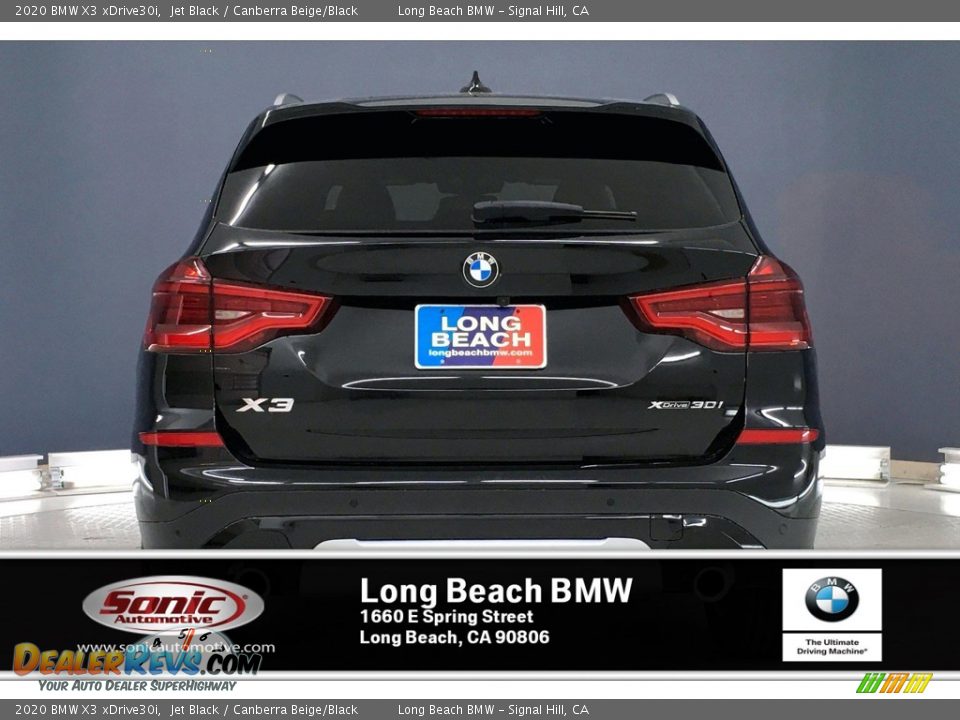 2020 BMW X3 xDrive30i Jet Black / Canberra Beige/Black Photo #4