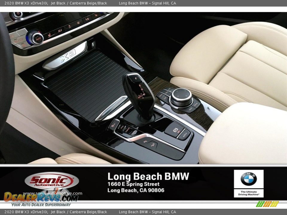 2020 BMW X3 xDrive30i Jet Black / Canberra Beige/Black Photo #8