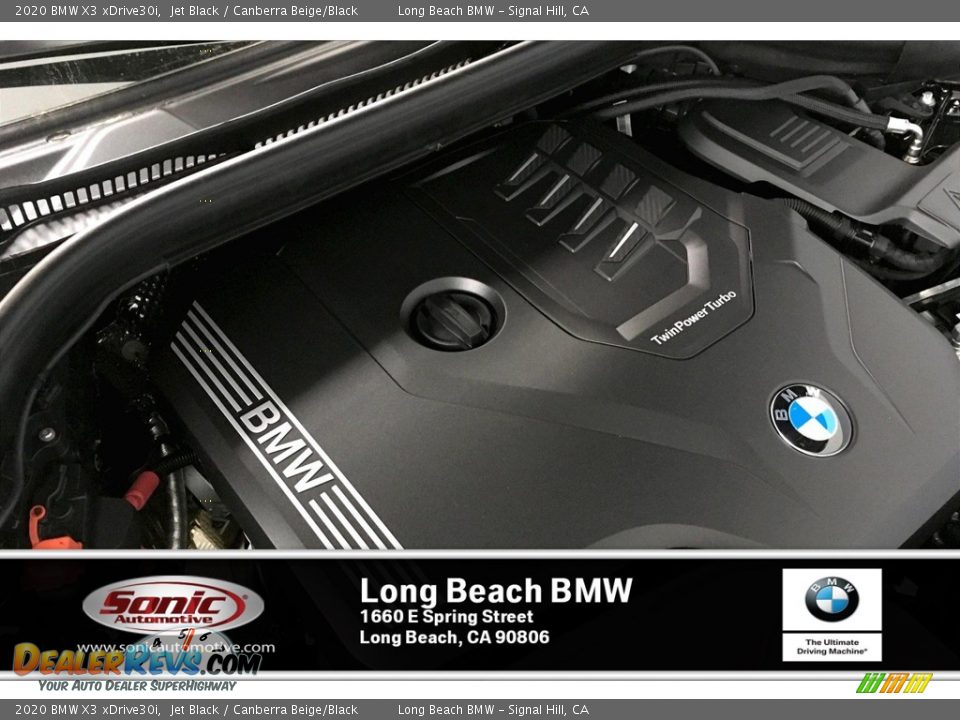 2020 BMW X3 xDrive30i Jet Black / Canberra Beige/Black Photo #11