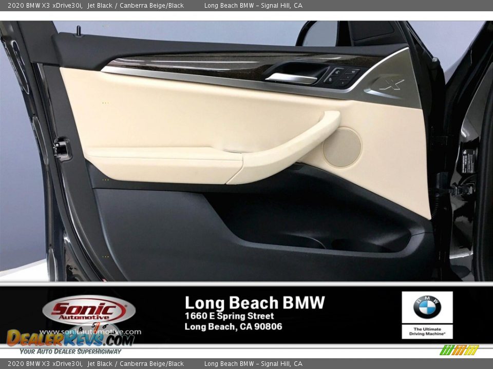 2020 BMW X3 xDrive30i Jet Black / Canberra Beige/Black Photo #13