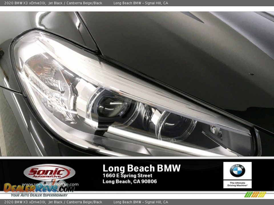 2020 BMW X3 xDrive30i Jet Black / Canberra Beige/Black Photo #14