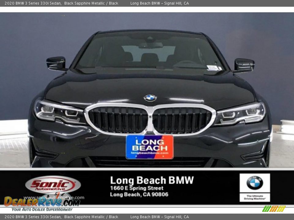 2020 BMW 3 Series 330i Sedan Black Sapphire Metallic / Black Photo #2