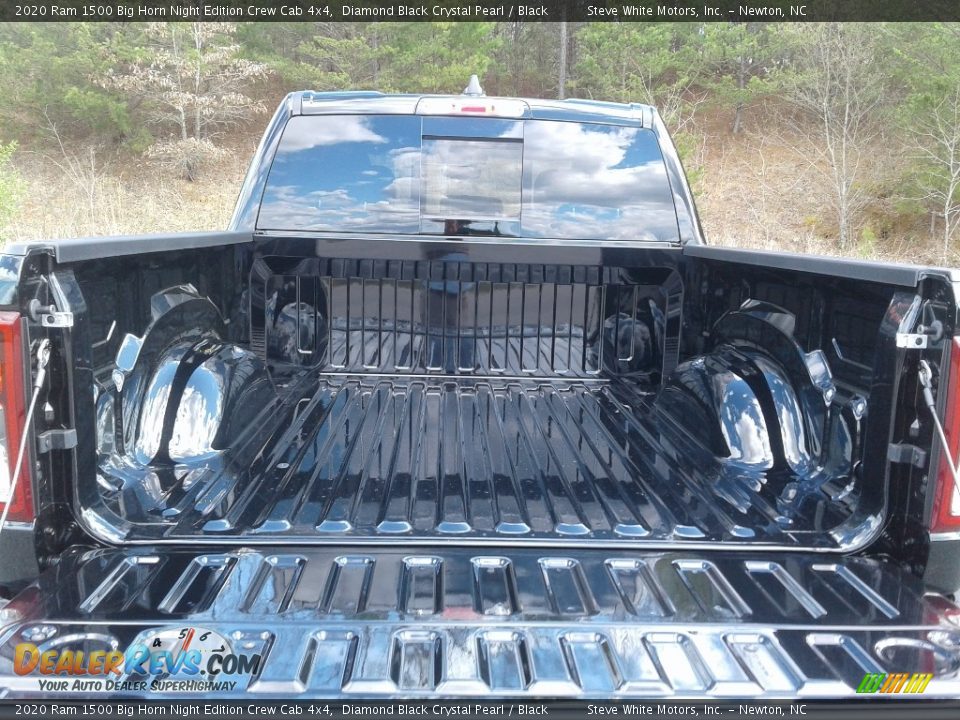 2020 Ram 1500 Big Horn Night Edition Crew Cab 4x4 Diamond Black Crystal Pearl / Black Photo #7