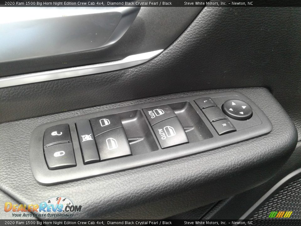 2020 Ram 1500 Big Horn Night Edition Crew Cab 4x4 Diamond Black Crystal Pearl / Black Photo #12