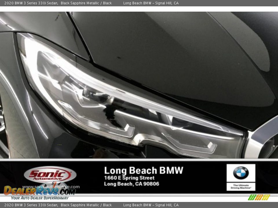 2020 BMW 3 Series 330i Sedan Black Sapphire Metallic / Black Photo #14
