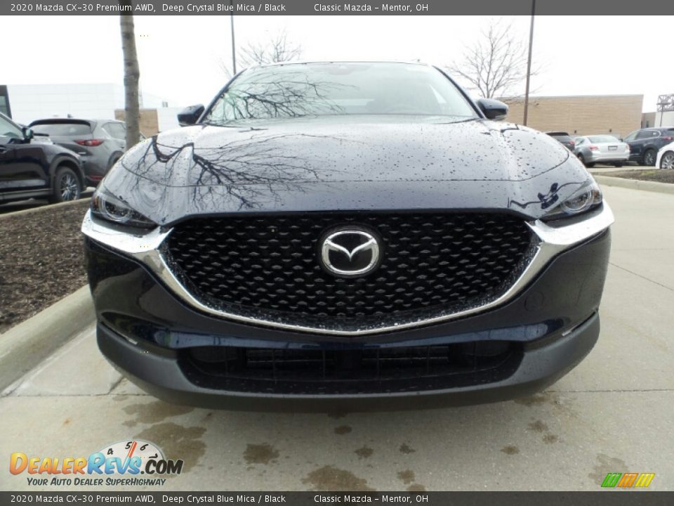 2020 Mazda CX-30 Premium AWD Deep Crystal Blue Mica / Black Photo #2
