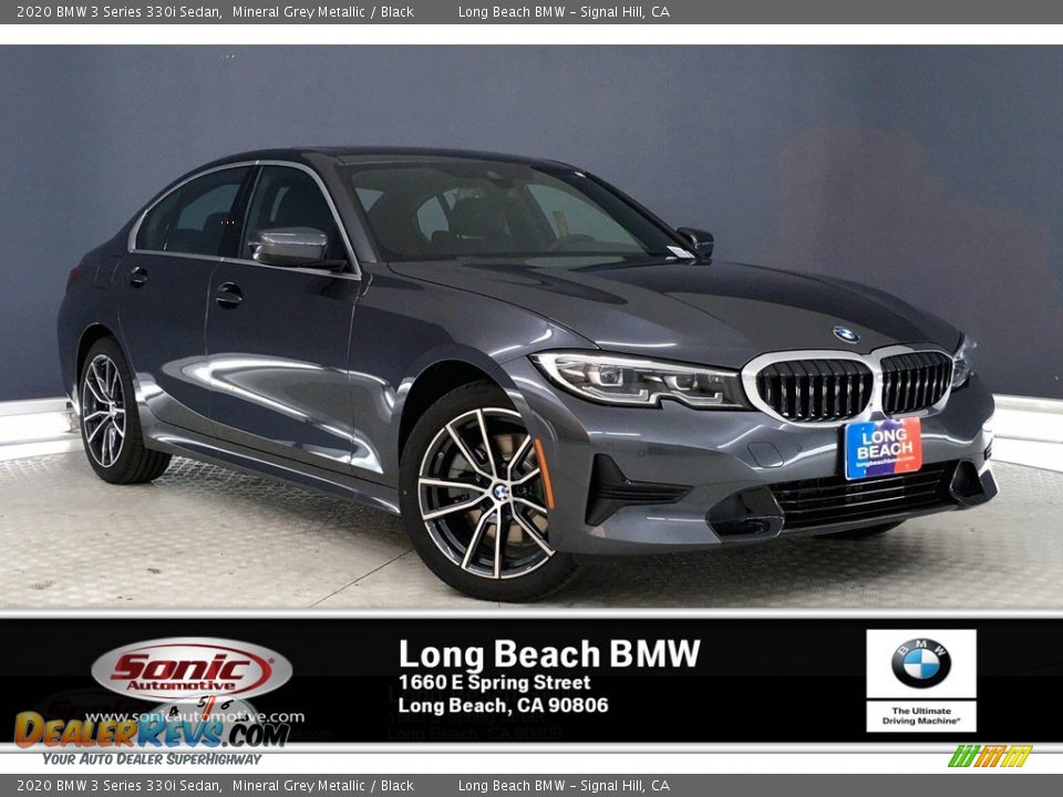2020 BMW 3 Series 330i Sedan Mineral Grey Metallic / Black Photo #1