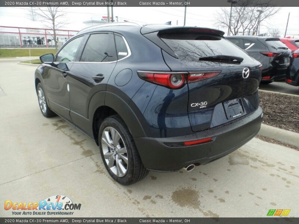 2020 Mazda CX-30 Premium AWD Deep Crystal Blue Mica / Black Photo #5
