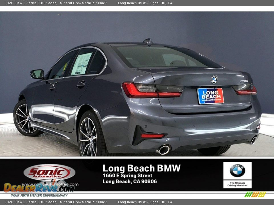 2020 BMW 3 Series 330i Sedan Mineral Grey Metallic / Black Photo #3