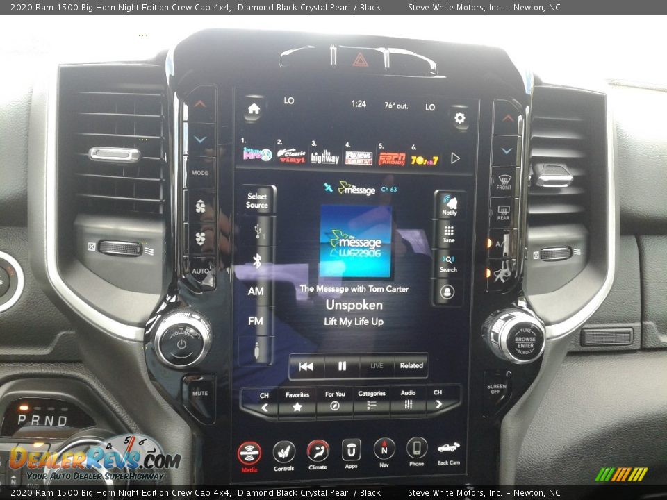 2020 Ram 1500 Big Horn Night Edition Crew Cab 4x4 Diamond Black Crystal Pearl / Black Photo #24