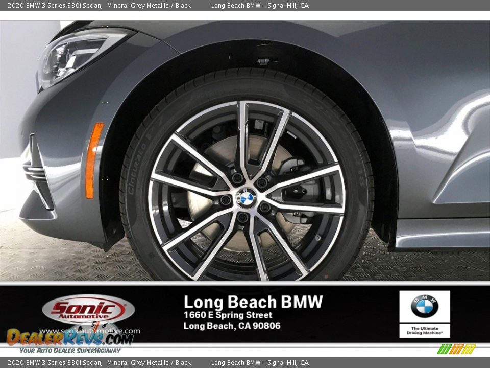 2020 BMW 3 Series 330i Sedan Mineral Grey Metallic / Black Photo #12