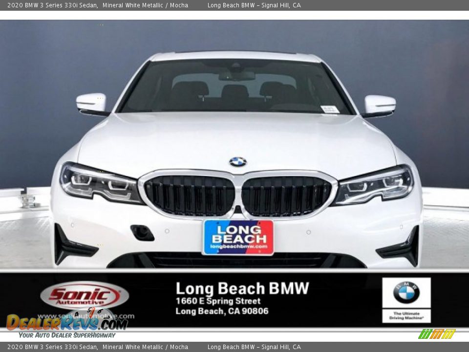 2020 BMW 3 Series 330i Sedan Mineral White Metallic / Mocha Photo #2