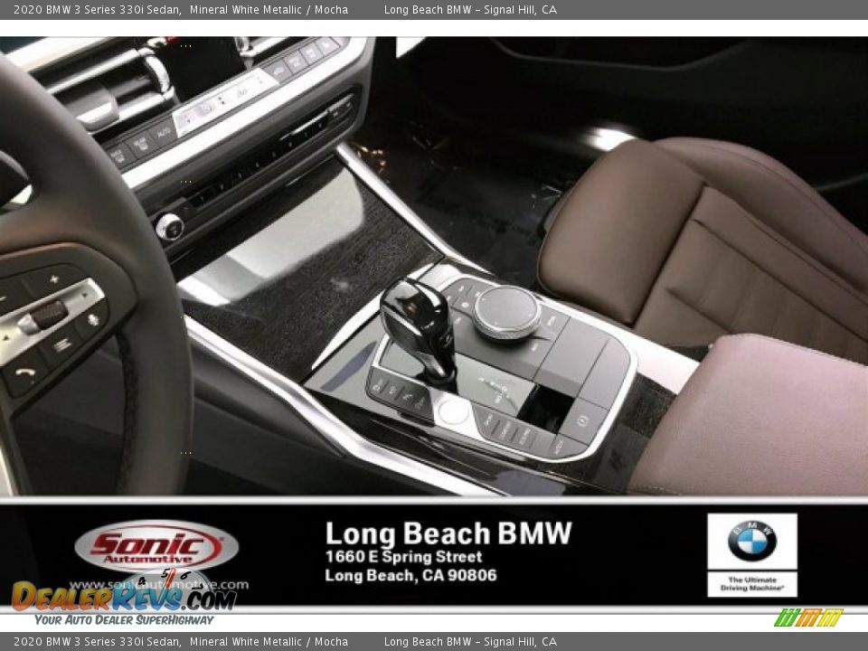 2020 BMW 3 Series 330i Sedan Mineral White Metallic / Mocha Photo #8