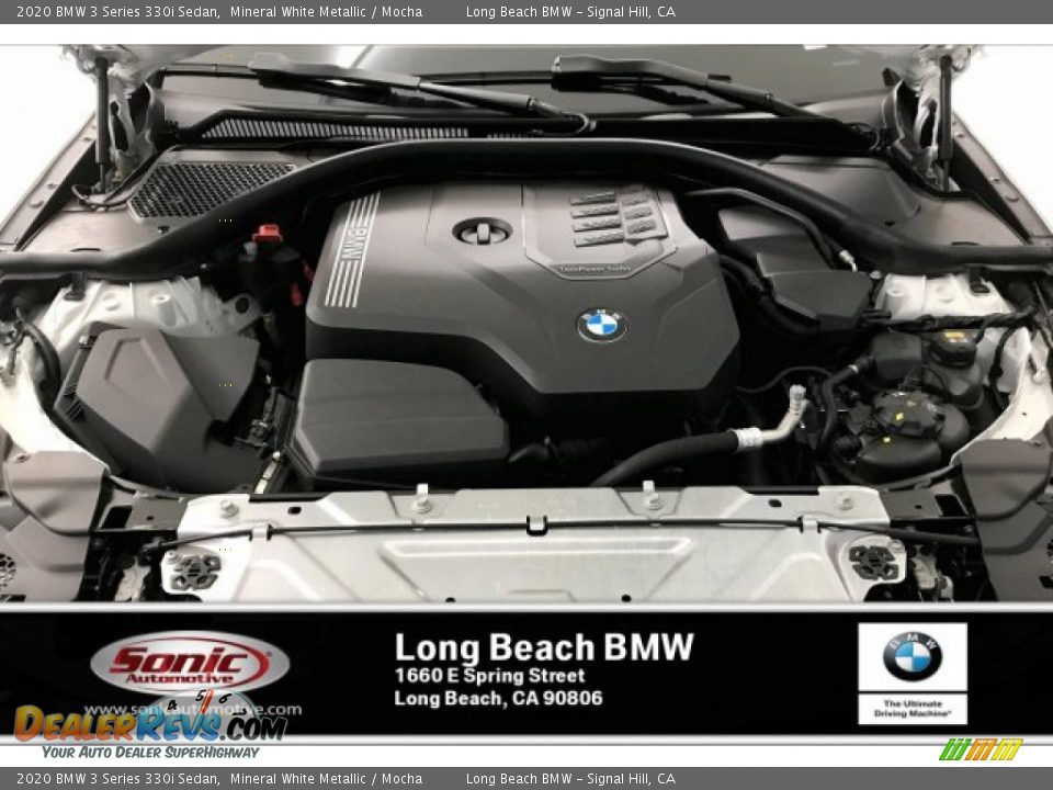 2020 BMW 3 Series 330i Sedan Mineral White Metallic / Mocha Photo #10