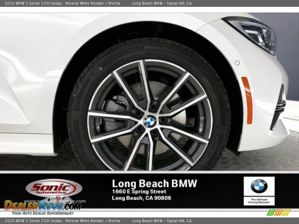 2020 BMW 3 Series 330i Sedan Mineral White Metallic / Mocha Photo #12