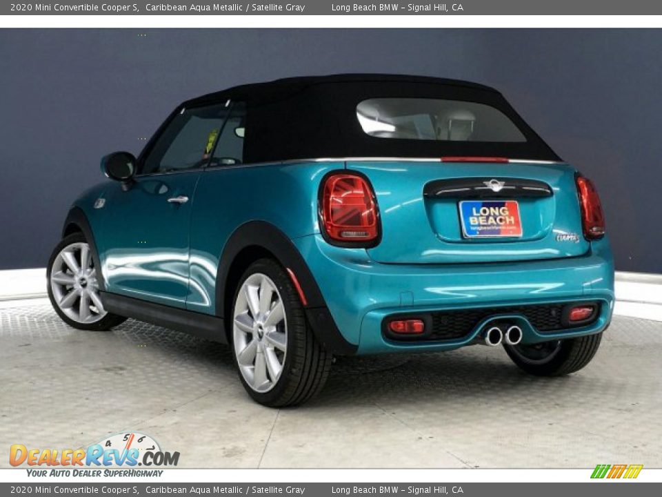 2020 Mini Convertible Cooper S Caribbean Aqua Metallic / Satellite Gray Photo #3