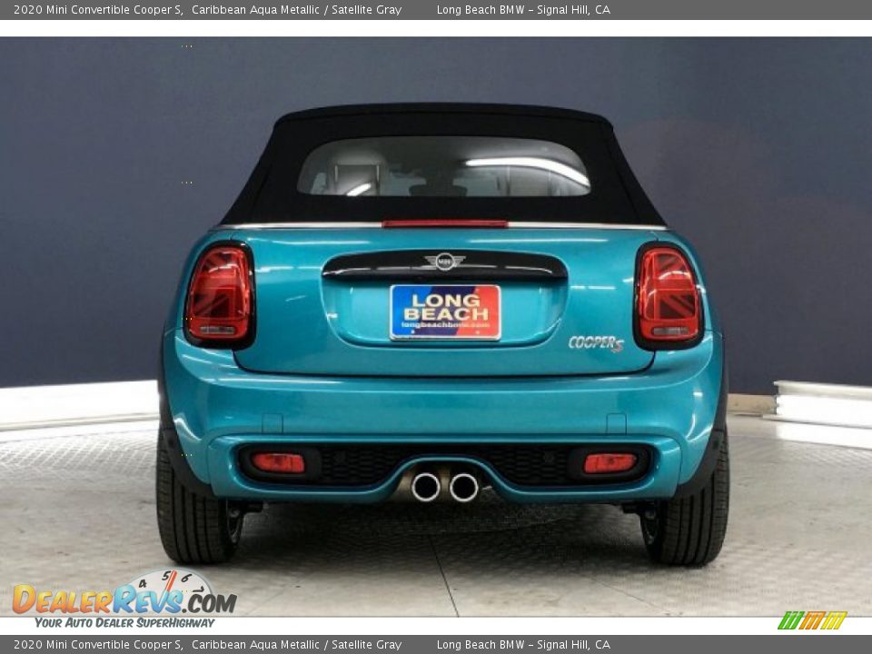 2020 Mini Convertible Cooper S Caribbean Aqua Metallic / Satellite Gray Photo #4