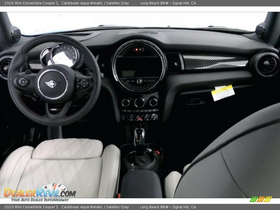 2020 Mini Convertible Cooper S Caribbean Aqua Metallic / Satellite Gray Photo #5