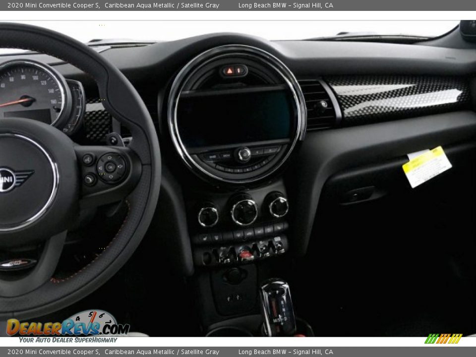 2020 Mini Convertible Cooper S Caribbean Aqua Metallic / Satellite Gray Photo #6