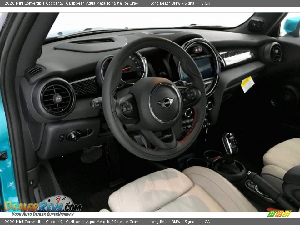 2020 Mini Convertible Cooper S Caribbean Aqua Metallic / Satellite Gray Photo #7
