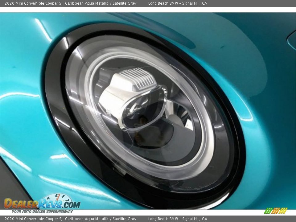 2020 Mini Convertible Cooper S Caribbean Aqua Metallic / Satellite Gray Photo #14