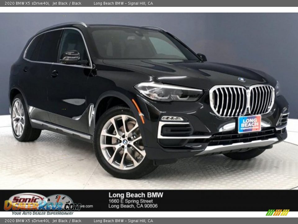 2020 BMW X5 sDrive40i Jet Black / Black Photo #1