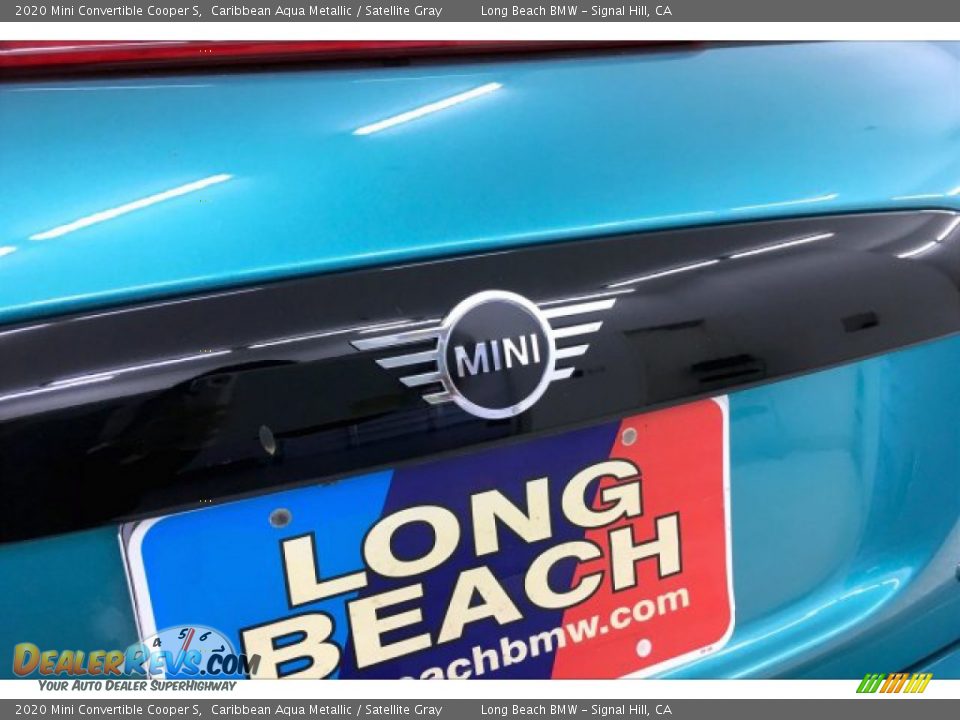 2020 Mini Convertible Cooper S Caribbean Aqua Metallic / Satellite Gray Photo #16