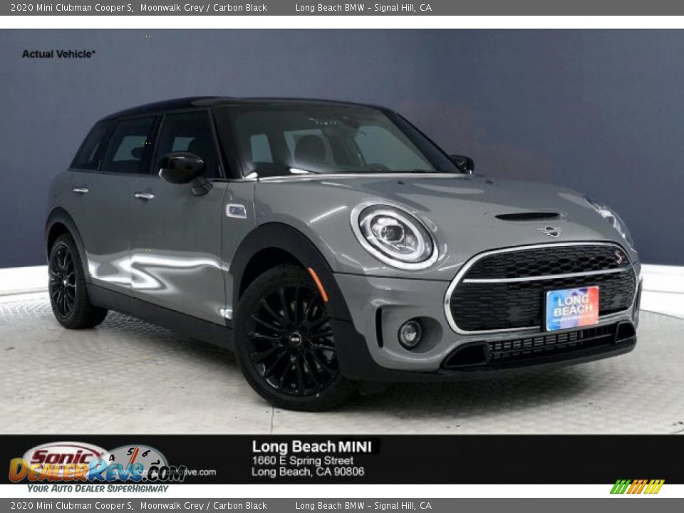 2020 Mini Clubman Cooper S Moonwalk Grey / Carbon Black Photo #1