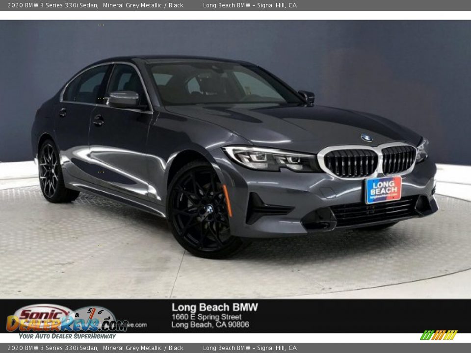 2020 BMW 3 Series 330i Sedan Mineral Grey Metallic / Black Photo #1