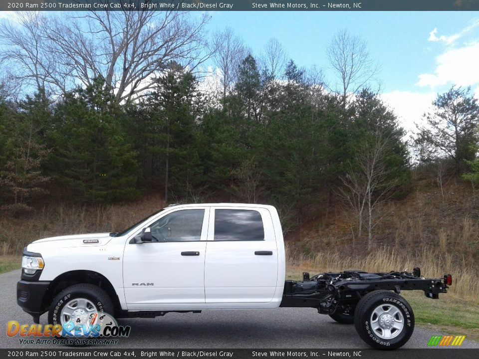 2020 Ram 2500 Tradesman Crew Cab 4x4 Bright White / Black/Diesel Gray Photo #1